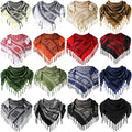 16 Pcs Military Shemagh Tactical Desert Scarf Keffiyeh Head Neck Scarf Motorcycle Face Mask Biker Head Neck Scarf Cotton Arab W