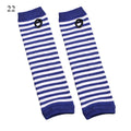 Winter Warm Long Gloves For Women Men Knitted Fingerless Elbow Gloves Red Striped Hip-Hop Mittens Outdoor Elastic Arm warmer